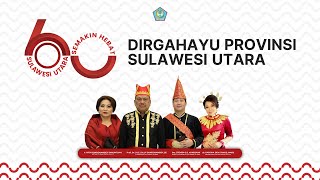 UPACARA PERINGATAN HUT KE60 PROVINSI SULAWESI UTARA TAHUN 2024 [upl. by Wallie]