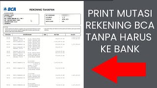 cara download rekening koran bca di hp [upl. by Dwane]