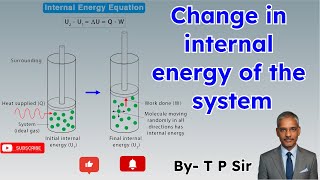 Change in Internal Energy I How Internal Energy Changes I Internal Energy Changes in Chemistry [upl. by Nnaarat746]