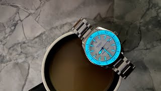 Helson Sharkmaster 300 The Affordable Omega Seamaster 300 Mil Spec Hommage Review and Unboxing [upl. by Ketchan]