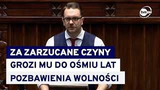 Łukasz Mejza podejrzany o popełnienie 11 przestępstw Wniosek prokuratury o uchylenie immunitetu [upl. by Harrie163]