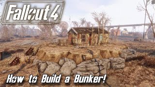 How to build a HIDDEN bunker in Fallout 4 [upl. by Artenehs]