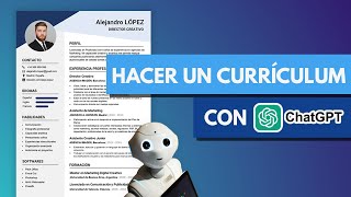 Cómo usar chatGPT para crear un Curriculum Vitae en 2024 Ejemplo Prompt [upl. by Elylrac455]