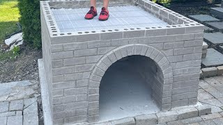 Pizza Oven Video 2  Completing the Stand [upl. by Borer]