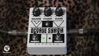 Seppuku Fx OCTAVE SYNTH pedal demo with ES335 amp Mojotone Plexi [upl. by Urbano325]