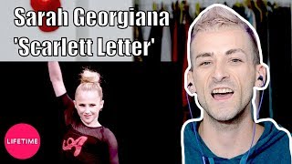 Dance Coach Reacts to SARAH GEORGIANAS SOLO SCARLETT LETTER [upl. by Euqitsym]