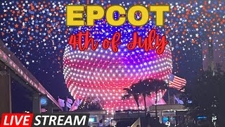 🔴 Live  Epcot 4th of July Fireworks  Walt Disney World 742024 [upl. by Wally]