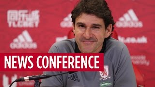 NEWS CONFERENCE  Aitor Karanka on Manchester City [upl. by Amme917]