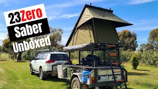 BEST Value for Money ROOF TOP TENT in Australia  23Zero Saber RTT [upl. by Ecnaled]