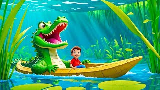 Row Row Row Your Boat  Nursery Rhymes  Kids Songs  Fun and Learning [upl. by Simeon]