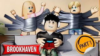 The Worlds Worst Babysitter You Have To Watch This EP 1  brookhaven 🏡rp animation [upl. by Wernick]