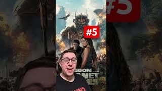 ALL 10 PLANET OF THE APES MOVIE RANKED ranked shorts planetoftheapes [upl. by Akemit412]