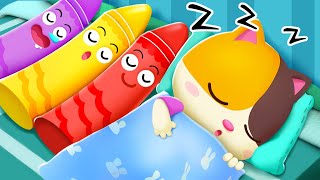 Colorful Crayons Song  The Colors Song  Learn Colors  Nursery Rhymes  Kids Songs  BabyBus [upl. by Okin891]