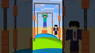 HELP Herobrine Pull Up Jump friendship shorts trending anime [upl. by Tonry]