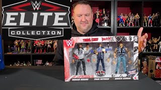 Unboxing Mattels WWE Elite 3 Pack of Reigns Lesnar and Heyman [upl. by Roots60]