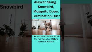 Termination Dust  Alaska Slang Quiz FOR FUN shorts [upl. by Mercier]