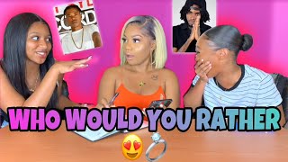 WHO WOULD YOU RATHER ft Taveionn Telfer amp Drew Michelle [upl. by Coats]