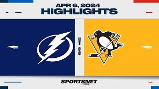 NHL Highlights  Lightning vs Penguins  April 6 2024 [upl. by Lynch283]