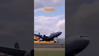 Aircraft Crash Landing Animation Vs Real aviation crash airlines plane airport airportnews [upl. by Gavrielle]