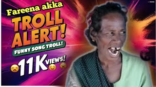 cinematic version Vs fareena Akkas version songs troll 😂viralshorts funnyvideos trollvideostamil [upl. by Ahsuatan204]