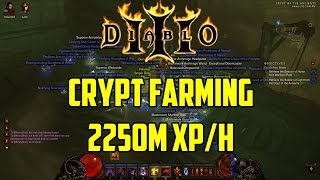 Diablo 3  Crypt Farming 2250 Million XPHour [upl. by Studner62]