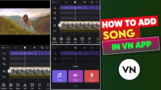 How To Add Music In VN Video Editor  VN App Se Video Editing Kaise Kare  Vn Background Music [upl. by Aneekan]