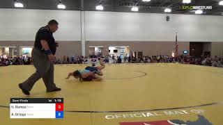 2018 Womens National UWW Junior Women 65 SemiFinals  Hannah Ramos Team Vs Ashlynn Ortega [upl. by Gabriella]