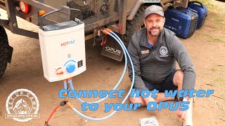 The BEST way to connect Joolca hot water to your OPUS camper [upl. by Broeder]