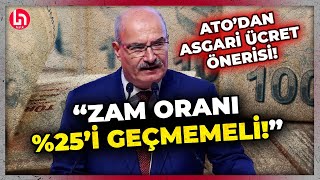 ATO Başkanı Gürsel Barandan dikkat çeken asgari ücret açıklaması quotZam oranı i geçmemeliquot [upl. by Akinehc]