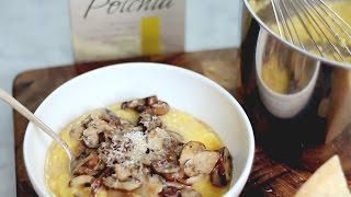 Recipe Polenta with Taleggio and Mushrooms [upl. by Nnyl]