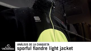 Análisis de la chaqueta Sportful Fiandre Light Jacket NoRain [upl. by Elleinod]