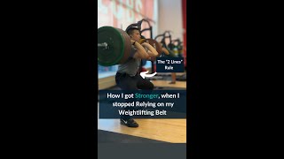 How I Got Stronger once i stopped Relying on my Weightlifting Belt The quot2 Linesquot Rule [upl. by Cherice]