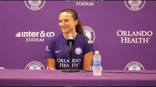 Kerry Abello  PostGame Comments  Orlando Pride vs Seattle Reign [upl. by Oirrad400]