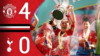 WOMENS FA CUP WINNERS 🤩🏆  Man Utd 40 Spurs  Highlights [upl. by Jayne429]