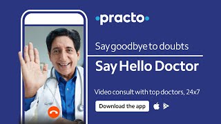 HelloDoctor Consult a doctor online from home  Top doctors available 247 on Practo  Hindi [upl. by Adnilym419]