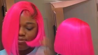 Closure quick weave bob for beginners 💖💖💖 [upl. by Huntingdon]