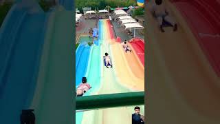 Swimming Pool Swimming Prank shorts swimming fitness flyboard bluesilver waterpark [upl. by Leiand]