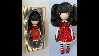 Gorjuss doll Ruby unboxing review Santoro London Paola Reina ENG [upl. by Annaiviv]