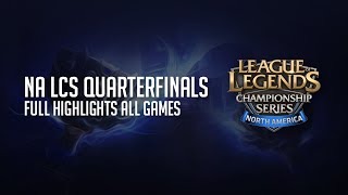 Gravity vs TSM ALL GAMES HIGHLIGHTS Playoffs Quarter Final NA LCS Summer S5 2015 GV vs TSM QF [upl. by Alehtse]