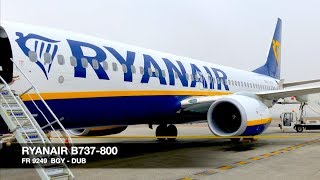 TRIP REPORT  Ryanair B737800 Sky Interior  Milan Bergamo BGY ✈ Dublin [upl. by Arehsat]