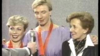 Torvill and Dean 84 Olympics medal ceremony [upl. by Biernat]