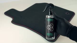 Carbon Collective  Repel Fabric Protectant Application Car Mats [upl. by Erma]