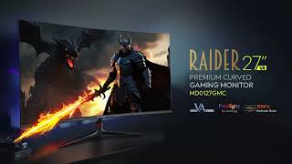 Microdigit® RAIDER 27quotVA Premium Curved Gaming Monitor  MD0127GMC [upl. by Airehs703]