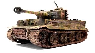 Panzerkampfwagen VI Tiger Late 135 Academy Tank Model [upl. by Sirovat298]