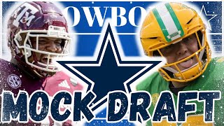 Dallas Cowboys 2024 NFL Mock Draft  POST FREE AGENCY [upl. by Erine113]