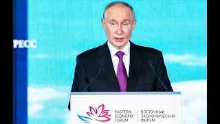 Lintervento di Vladimir Putin al 9° Eastern Economic Forum di Vladivostok [upl. by Gusty]