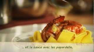 Papardelle aux scampis sauce curry et pancetta croustillante  Knorr [upl. by Nylazor]