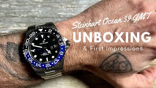 Steinhart Ocean 39 GMT Classic Unboxing [upl. by Levey]