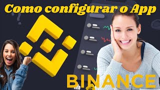 Como configurar o App da BINANCE [upl. by Cinelli]