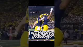 Donovan Edward Colston Loveland footballshorts football catch rivalry michigan edit how [upl. by Adnac]